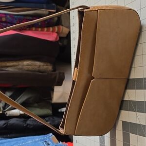 Alfani Brown Shoulder Leather Bag
